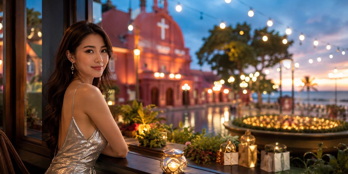 Melaka players enjoy a betting experience at a Malay-styled casino table with decorative lighting